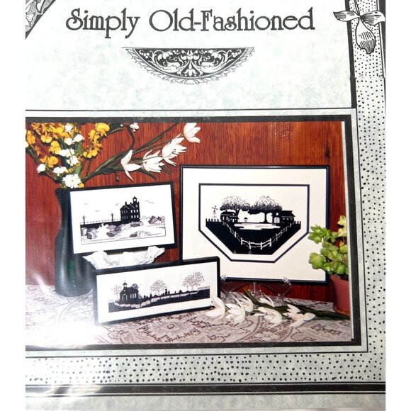 Simply Old-Fashioned Silhouette Trio Embroidery Patterns - Picture 3 of 3